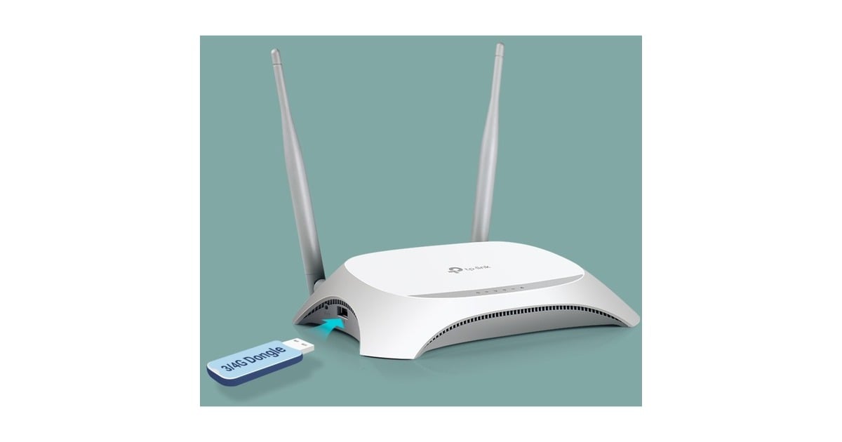 TP-LinkTL-MR3420 router  (Wit/zwart, 3G Ready, Retail)