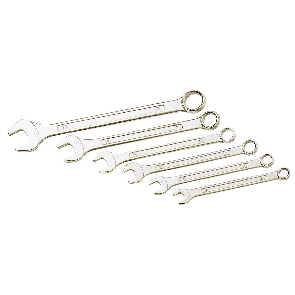 Lot de 6 clefs mixtes