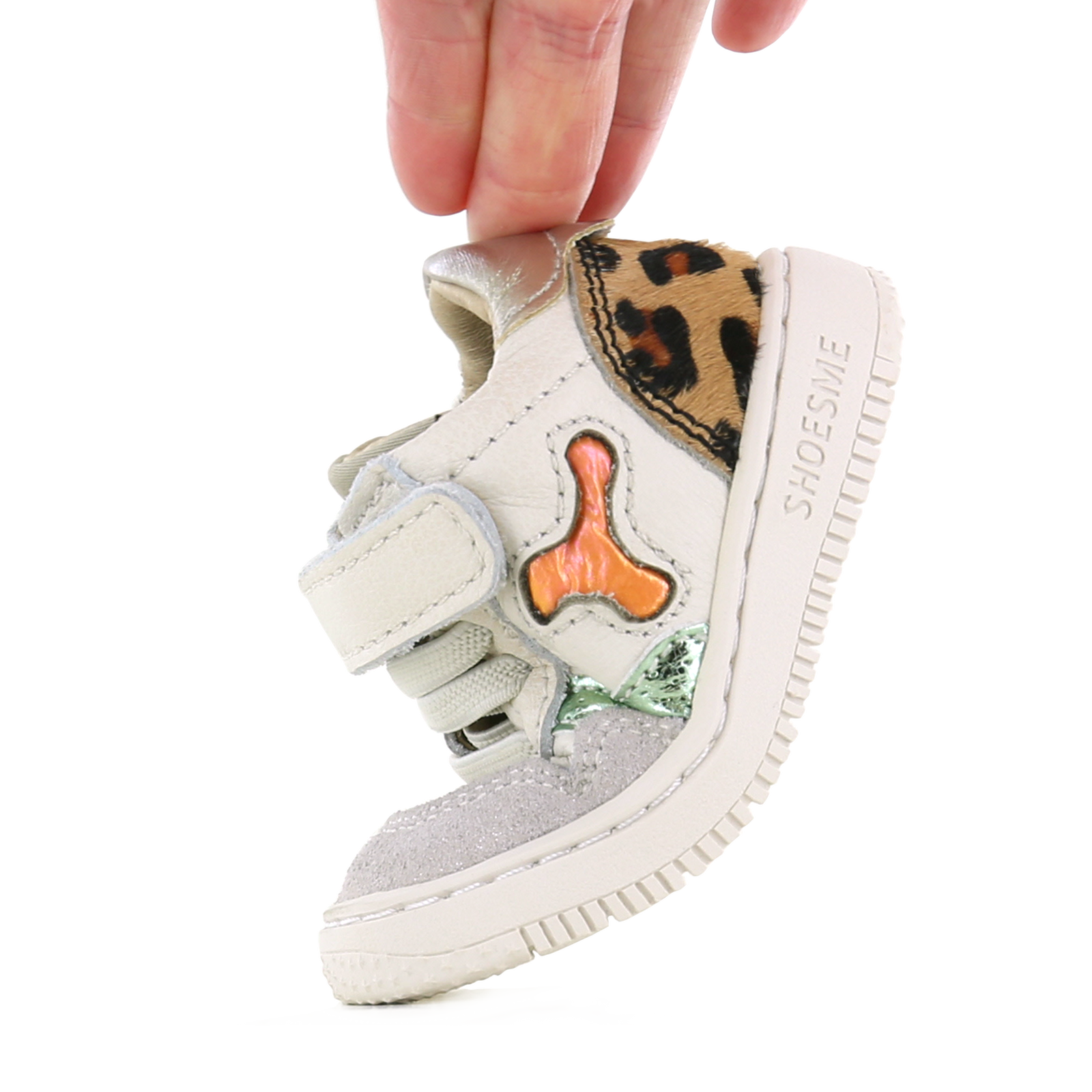 Shoesme beige leopard Sneaker
