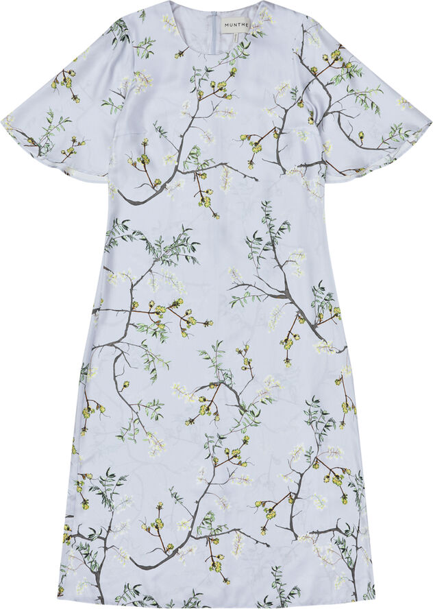 MUNTHE OMAOMA Silk Dress Dust green