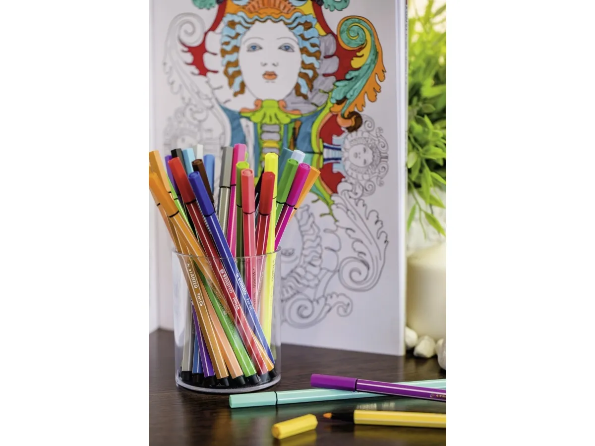 Stabilo ColorParade Pen 68 - med 20 stk. ass. farver