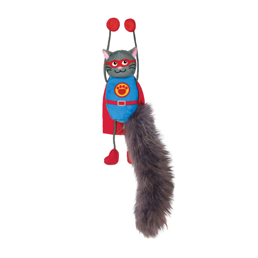 Brinquedo de pelúcia Kong Connects Magnicat para gatos