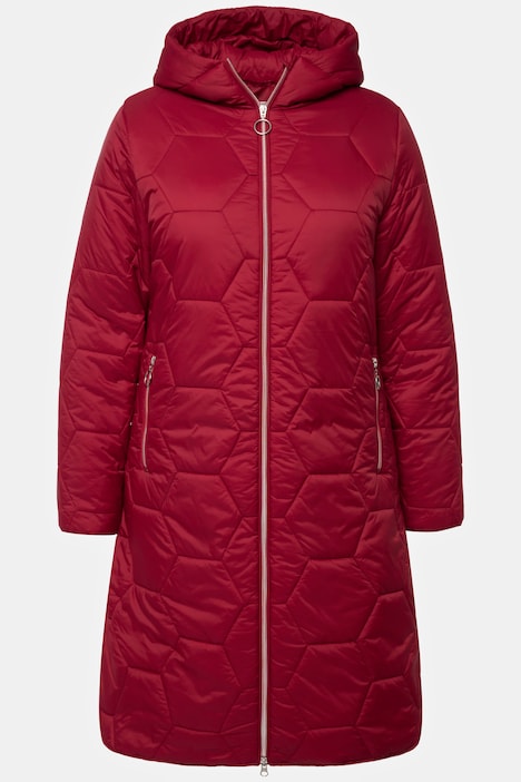 HYPRAR Steppjacke, seitliche Druckknöpfe, 2-Wege-Zipper
