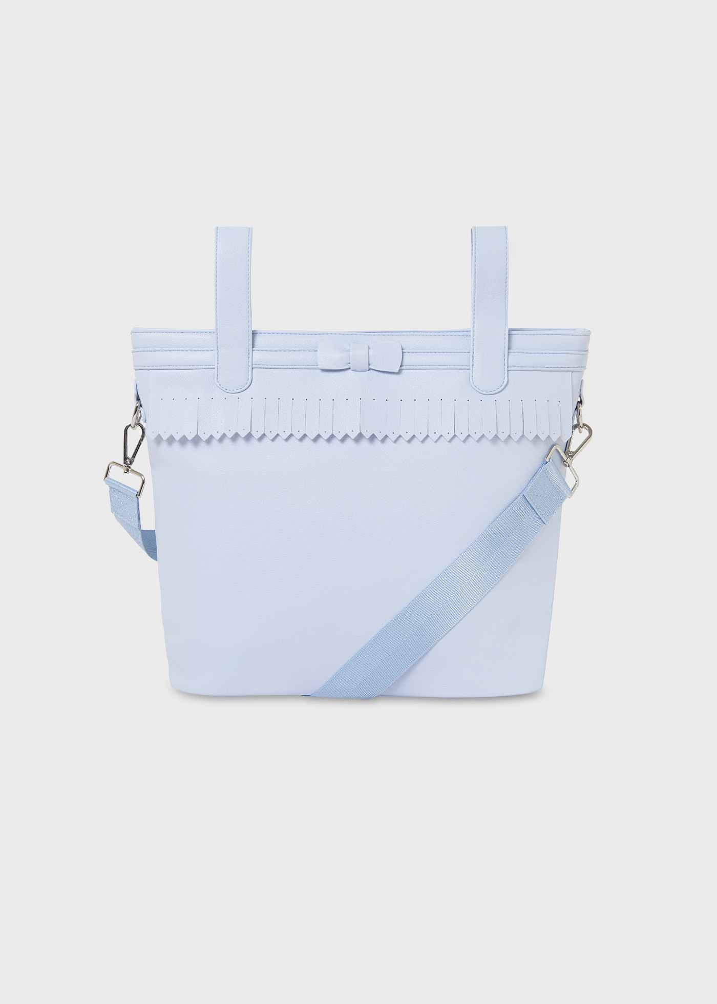 bolsa de fraldas com franjas