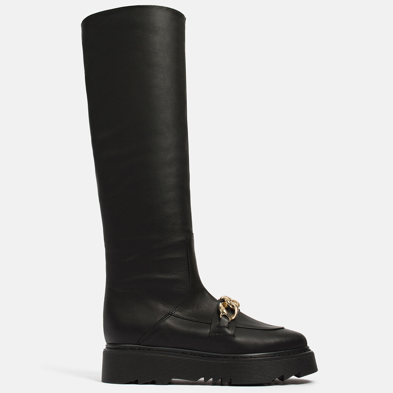 L37 Bottes en Cuir Popstar noires