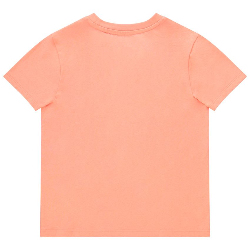 T-shirt manches courtes print surf pour garçon - Corail