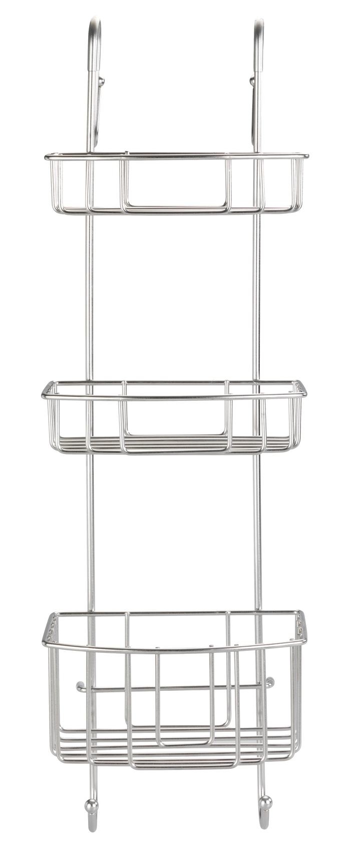 Wenko douchecaddy 3-laags olesi RVS mat