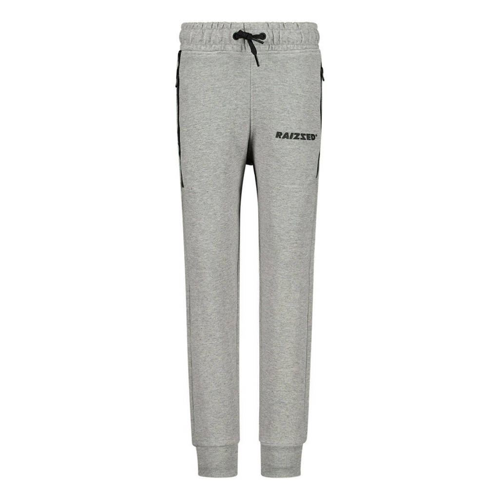 Raizzed joggingbroek met logo grijs