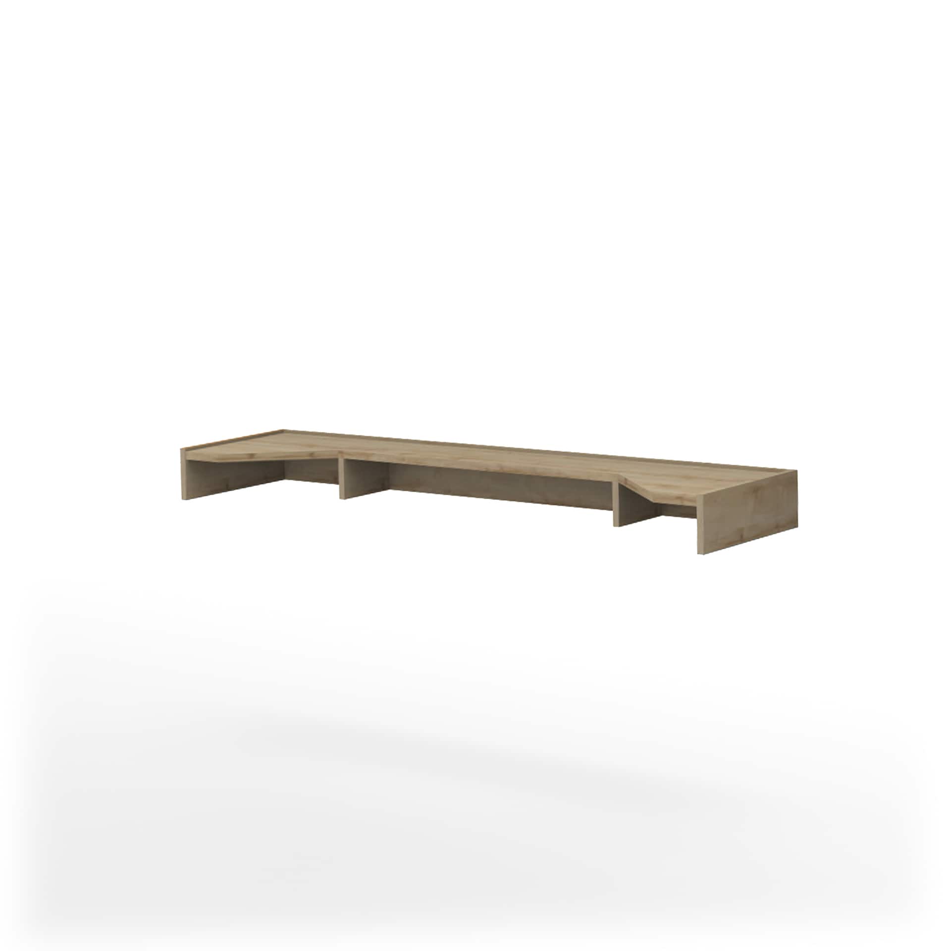 vito Schreibtischaufsatz VARY 137 cm braun