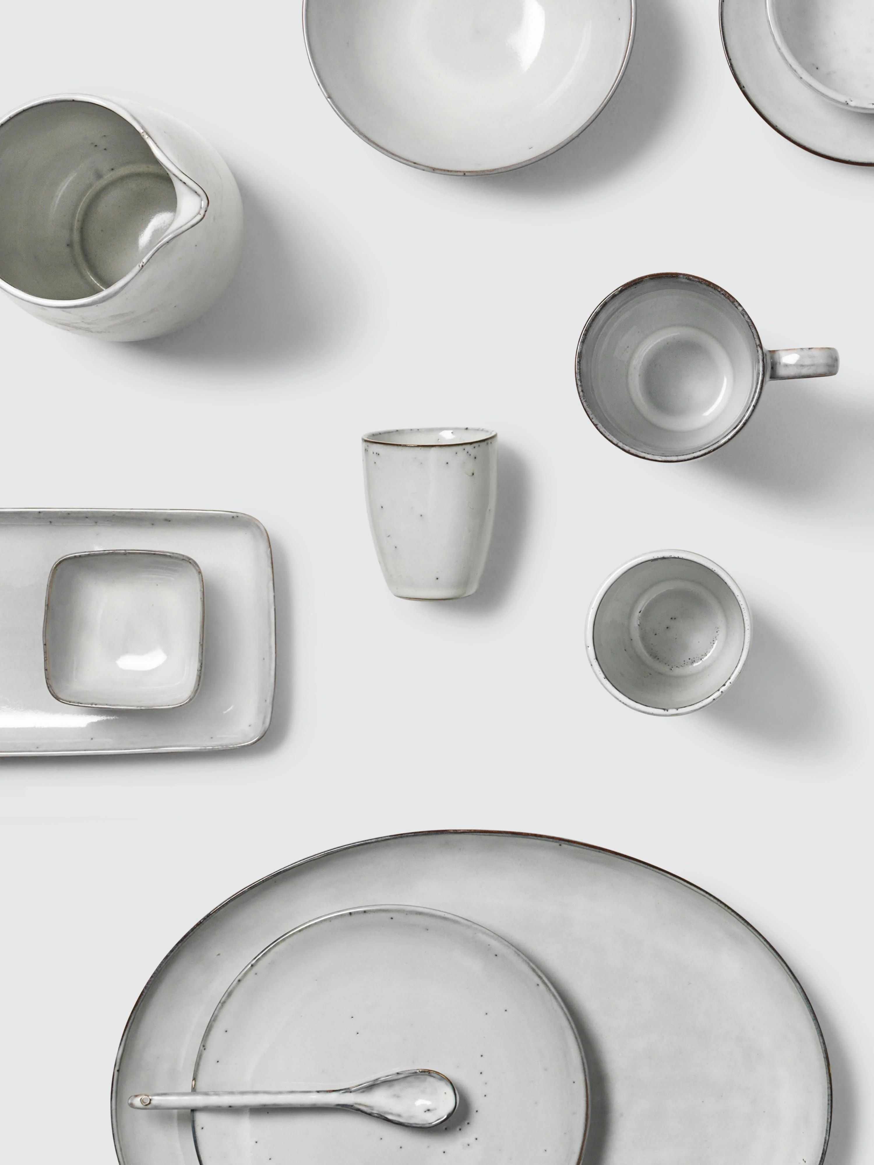 Handgemaakte serveerbord Nordic Sand