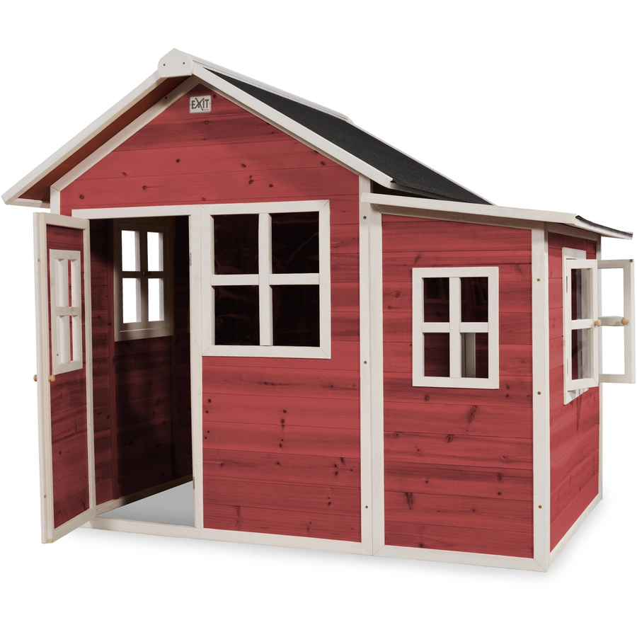 EXIT Holzspielhaus Loft 150 - rot