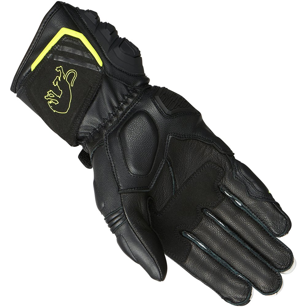 Furygan - Gants F-RS1 Noir / Jaune fluo / Blanc