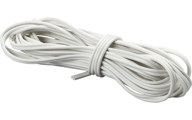 Flexible Zwillingsleitung Weiß 0,75 mm² Länge 5 m