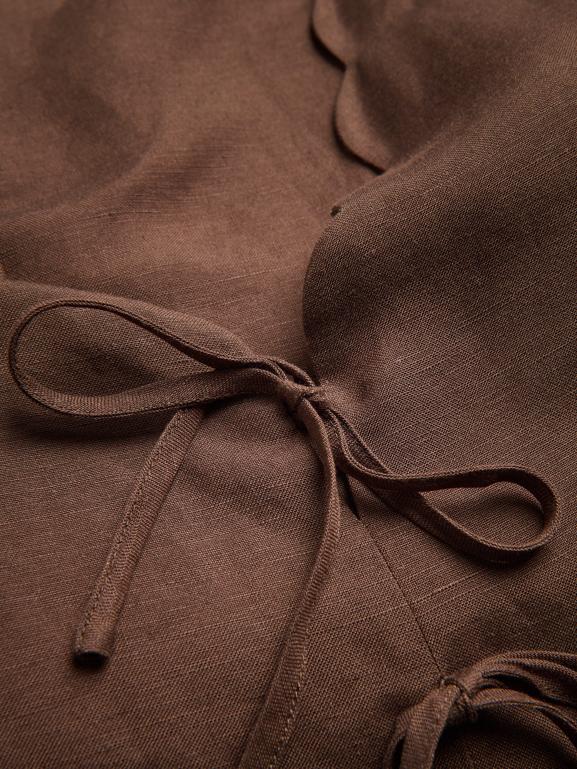 Bluse aus Leinenmischung