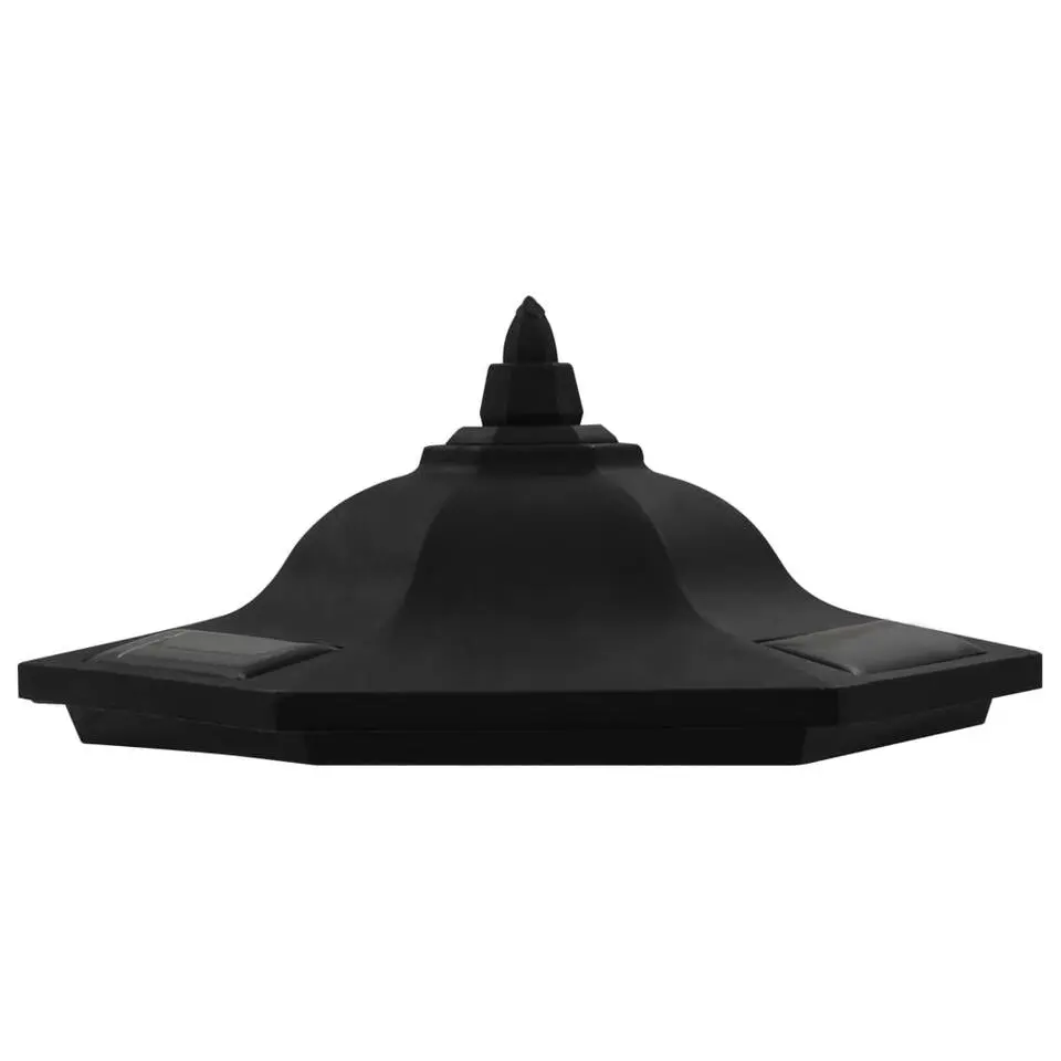 vidaXL - Solarlamp - Zwart - Polypropyleen - 6 stuks