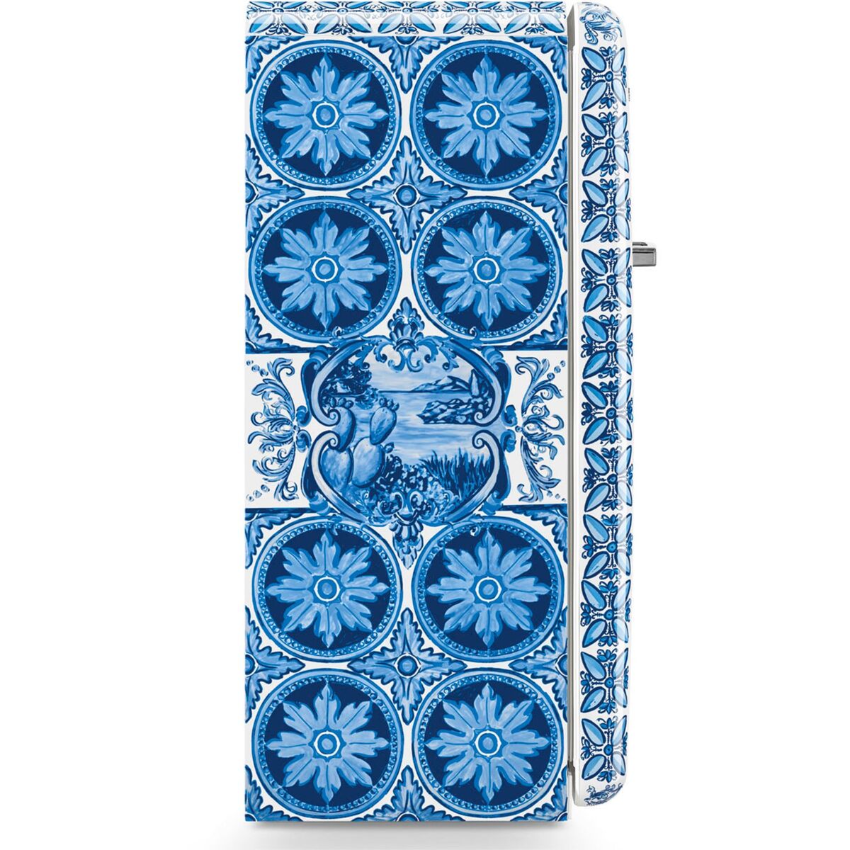 Frittstående kjøleskap Dolce & Gabbana Blu Mediterraneo FAB28RDGME5 153 cm