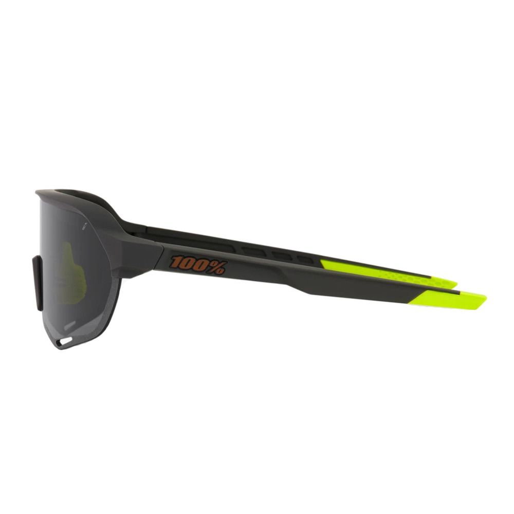 100 percent S2 - Lunettes de soleil soft tact cool grey/smoke