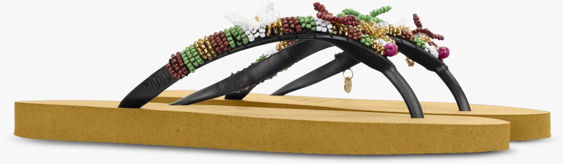 UZURII gele uzurii teenslippers las dalias gold