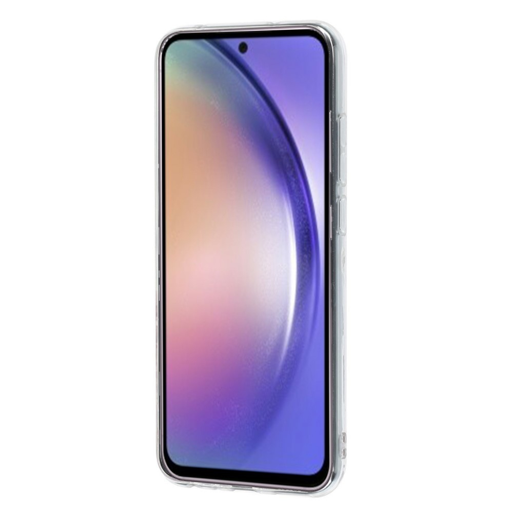 Samsung Galaxy A56 Gummi Case Hülle Ultra Thin Marble Marmor - Hellblau