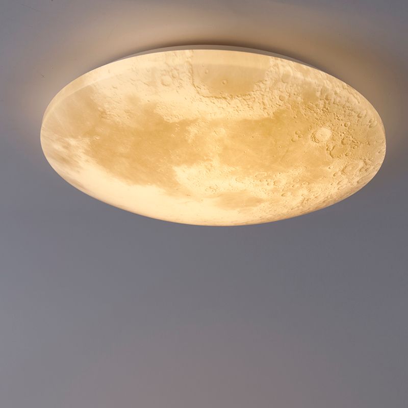Plafondlamp wit incl. LED en dimmer met afstandsbediening - Mane
