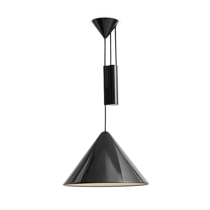 HAY - Compass Pendelleuchte, höhenverstellbar, Ø 43 cm, soft black