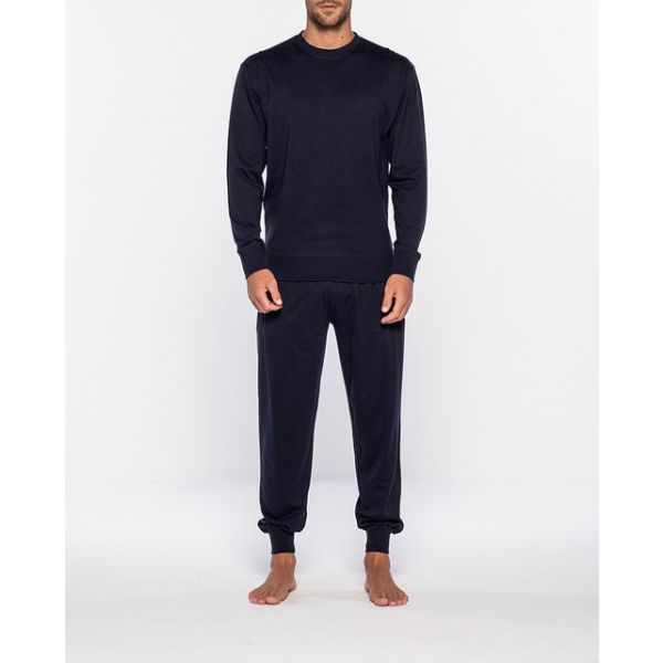 Punto Blanco Pijama Masculino Comprido de Algodão Orgânico Organix 56 - A37861126