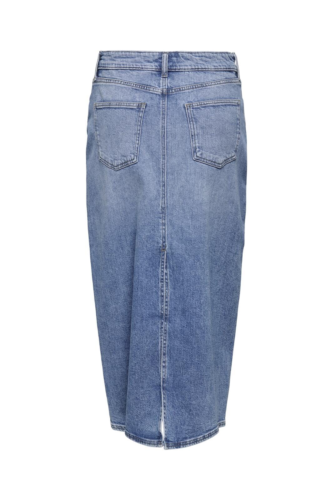 Only Onlmilla Midi Skirt 4511113 light blue denim
