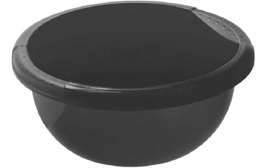 Becken Daily 6 l, SchwarzRundes Waschbecken