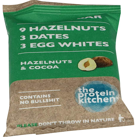 Proteinbar m. kakao og hasselnødder