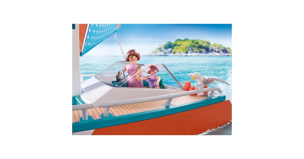 PLAYMOBILFamily Fun - Catamaran Constructiespeelgoed  (71043)