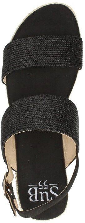 Sub55 Sandalen Touwzool zwart