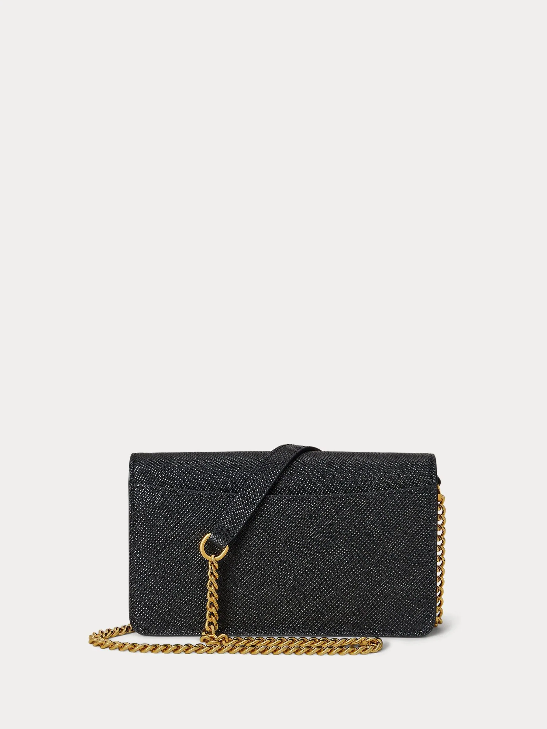 Zwart - Lauren Ralph Lauren Turn-Lock Tech Case Textured Cross-Body Bag
