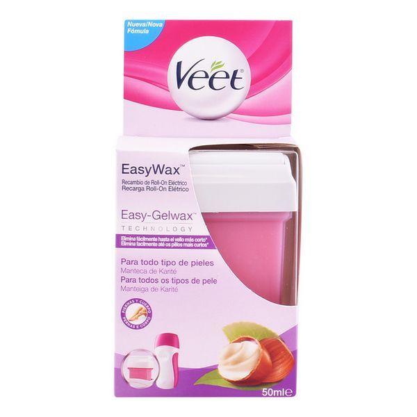 Veet Easywax Cera Recarga Roll-On Elétrico 50ml