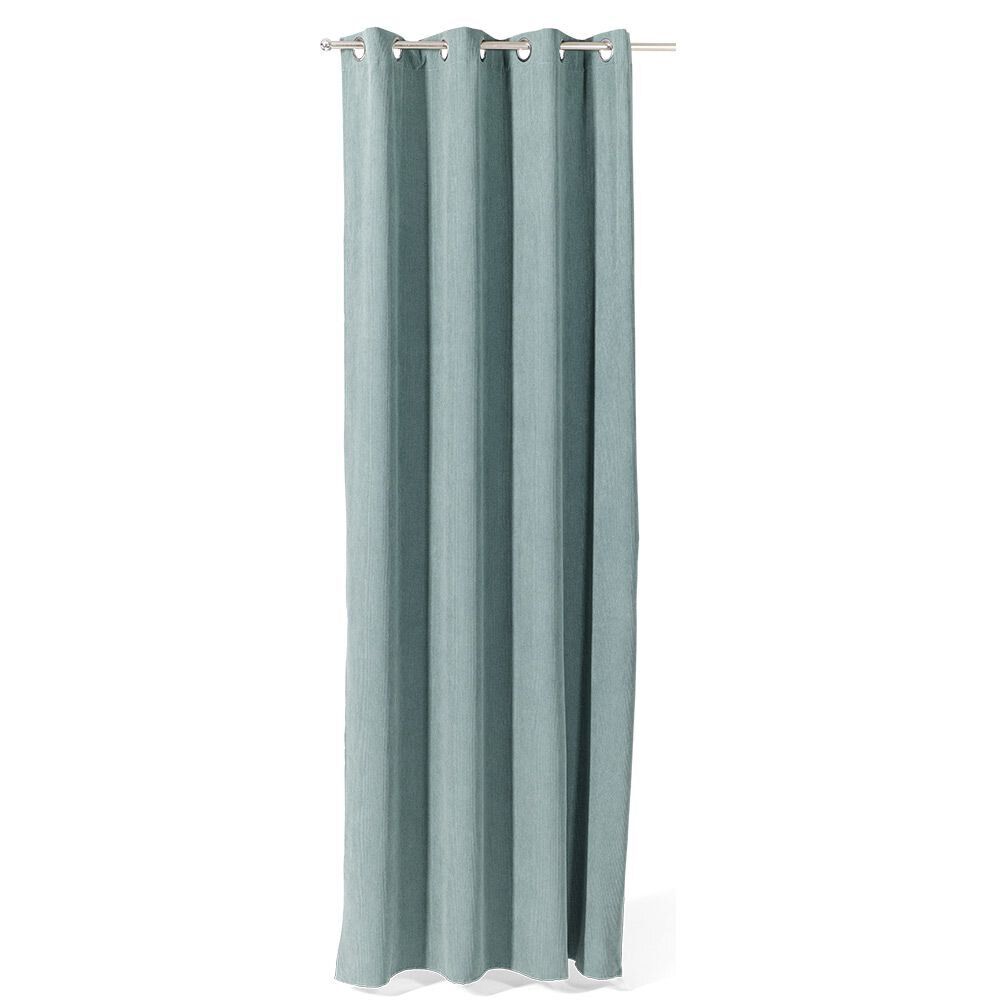 Rideau 140x240cm effet velours côtelé polyester