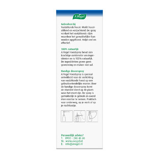 A.Vogel Hoestspray Vastzittende Hoest 30ML