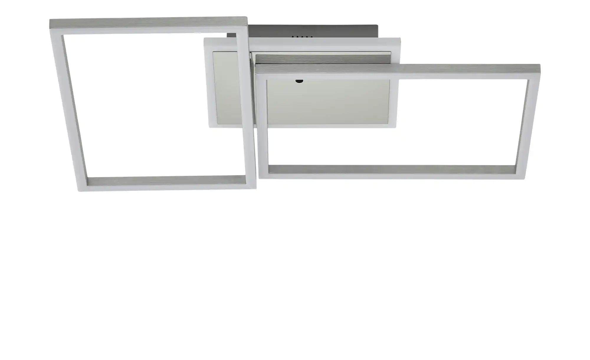 KHG LED-Deckenleuchte, chrom, ´rechteckig´ mit Fernbedienung