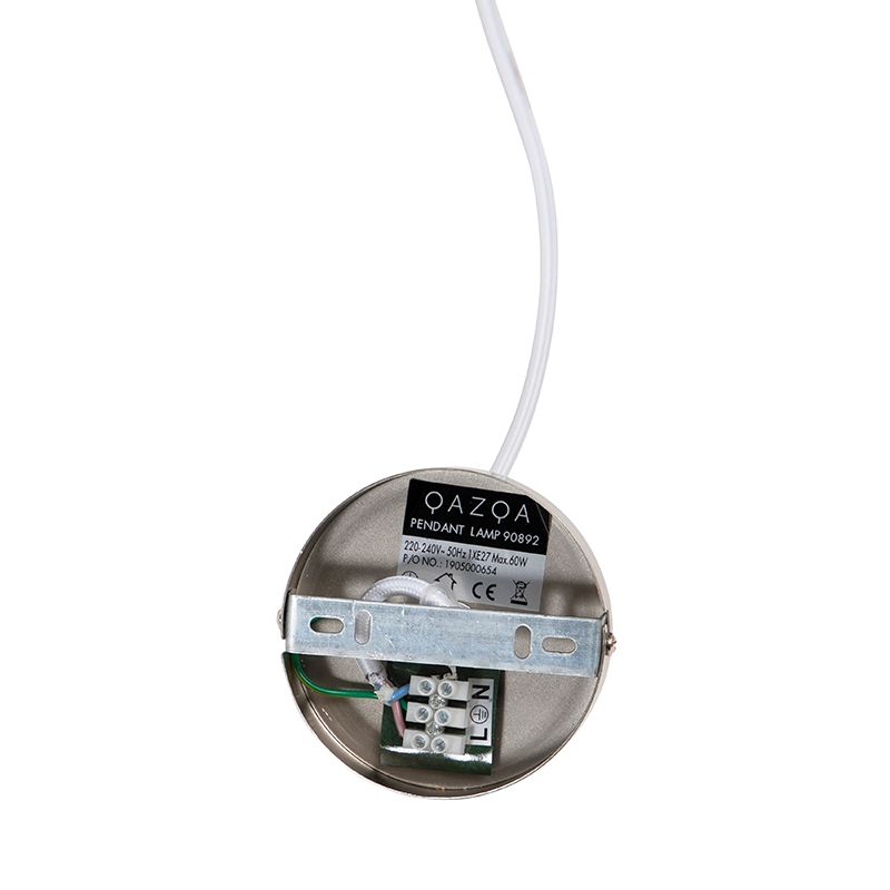 Landelijke hanglamp wit bol 45cm - Corda