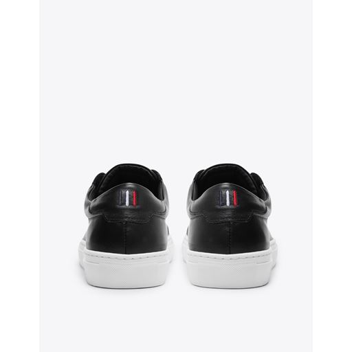 Les Deux Theodor Leather Sneakers, Black/White, 43