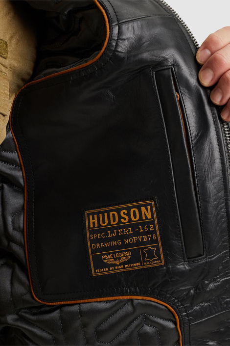 PME legend zwarte heren leren jas