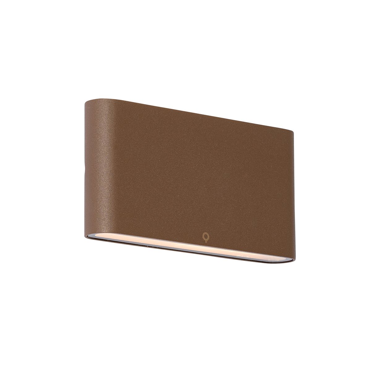 Moderne buiten wandlamp roestbruin 17,5 cm incl. LED IP65 - Batt