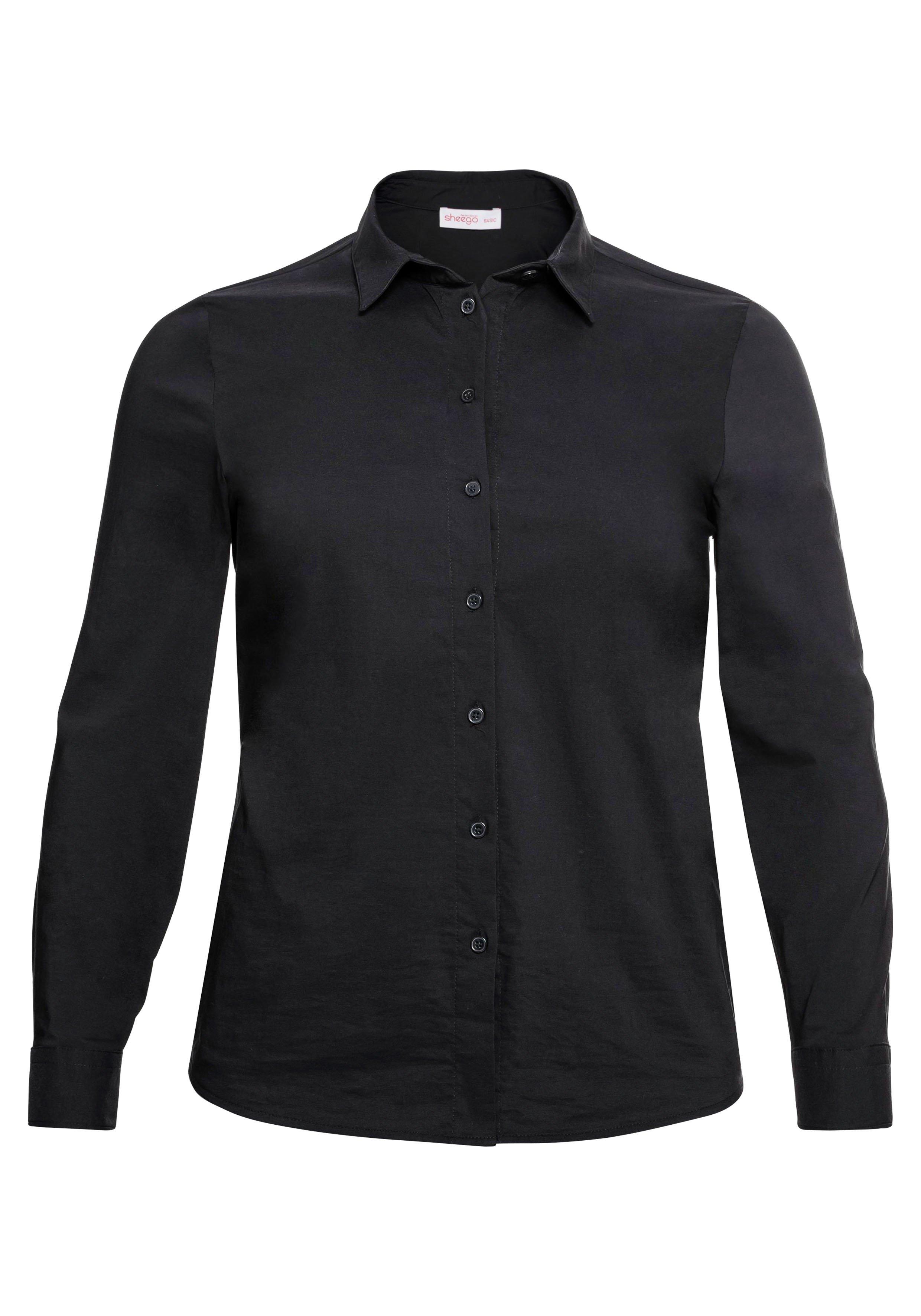 Bluse in leicht tailliertem Schnitt, mit Stretchanteil