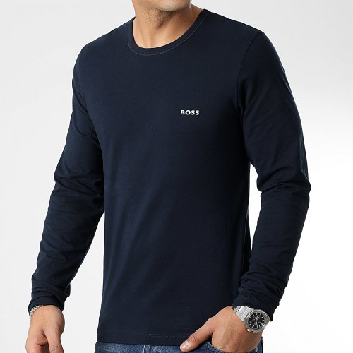 Lot De 6 Tee Shirts Manches Longues RN 50492321 Noir Blanc Bleu Marine