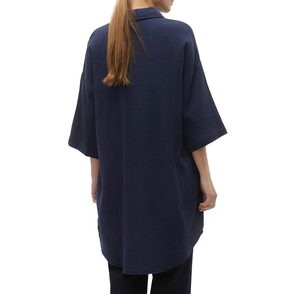 Vero Moda Robe Chemise Marine Femme Vero Moda Natali