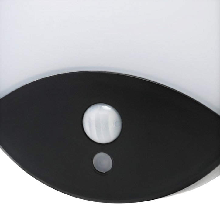 Applique murale à détection Melville 45lm 1W IP44 noir
