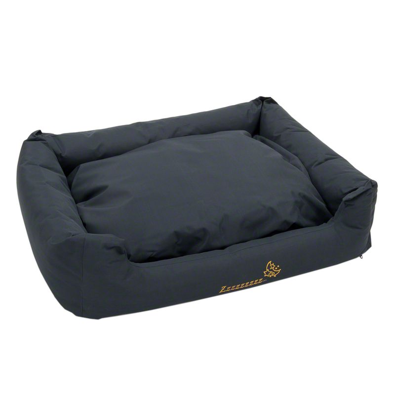 Panier Sleepy Time avec coussin, gris