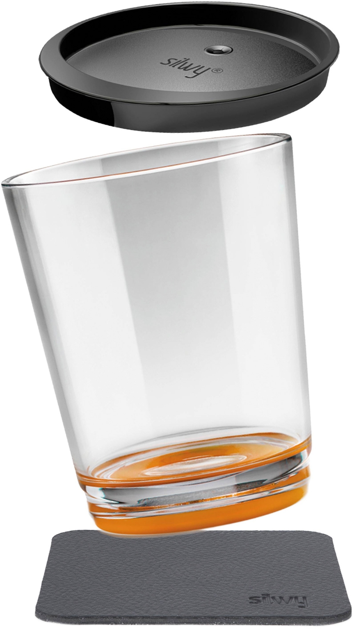 Silwy Magnet-Trinkbecher Triple - Hup Orange (250 ml)