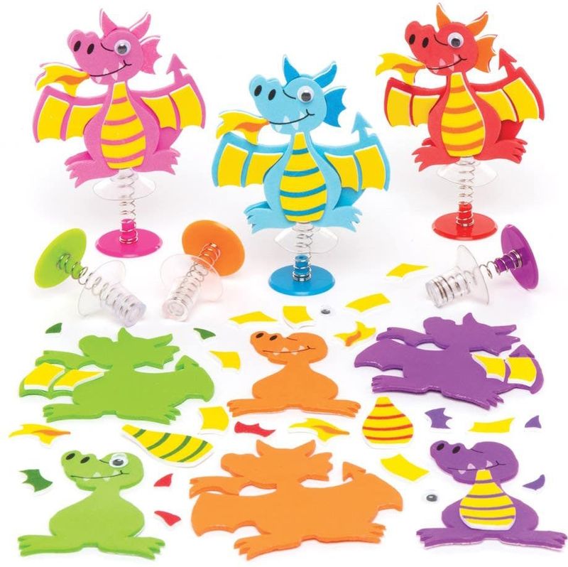 Sets met Opspringende Draken - Speelgoed - Pak van 6