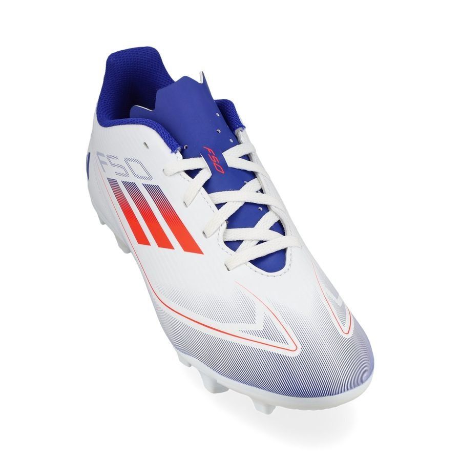 adidas F50 Club FxG Advancement - Blanc/Rouge/Bleu Enfant