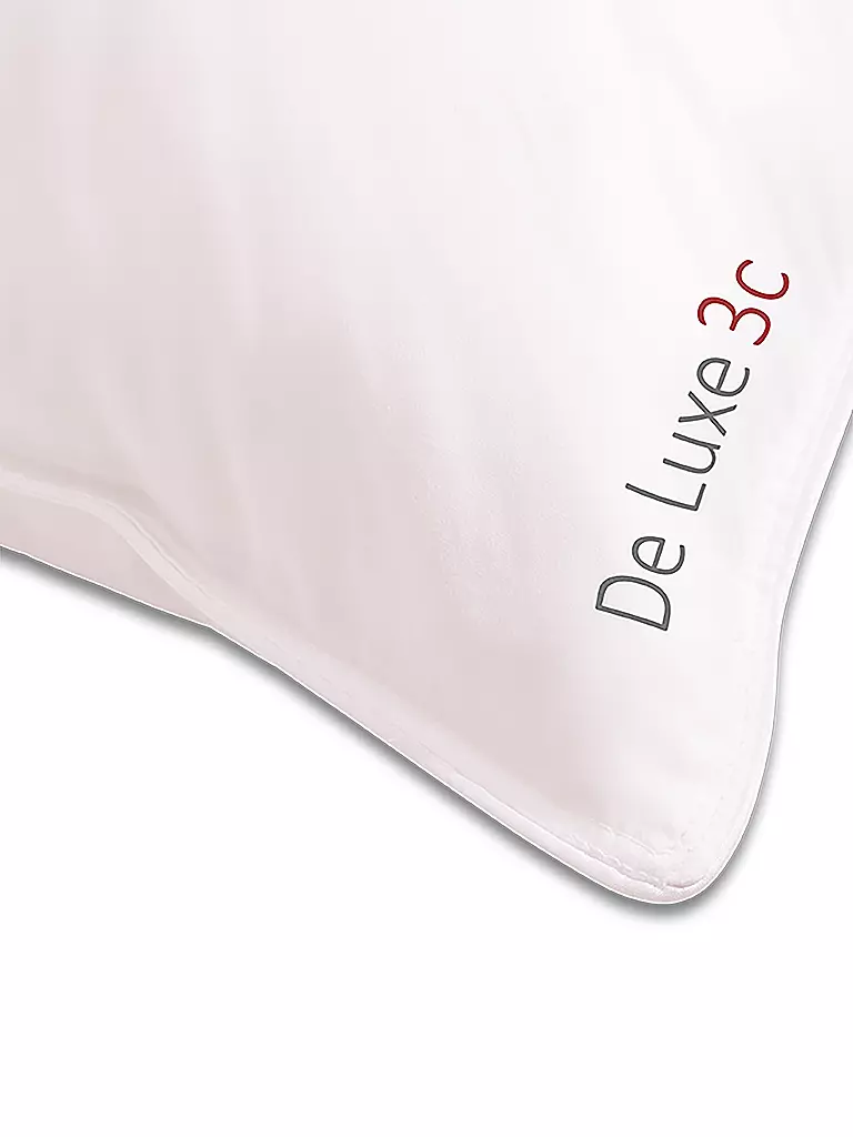 KAUFFMANN De Luxe 3c Trio 3-Kammer-Kissen 60x80cm 700g/2x65g weiss