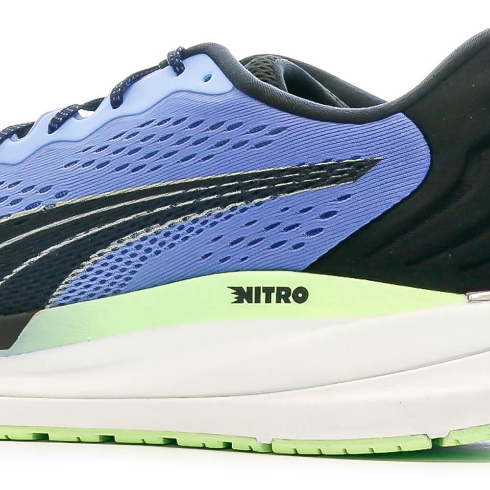 Puma Chaussures de Running Noir/Bleu Homme Puma Magnify Nitro Surge
